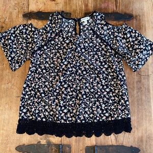 Monteau Girl cold shoulder shirt 12